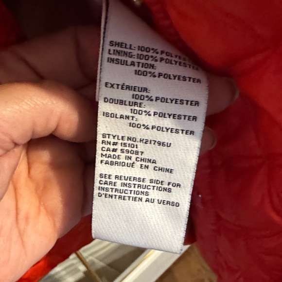 Kate Spade Colorblock Quilted Jacket - Pink and Coral Red - Picture 5 of 5